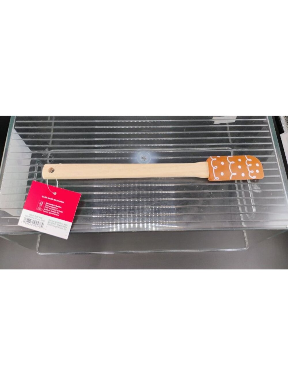 Wondershop Frosting Spreader Silicone & Rubberwood Baking Utensil